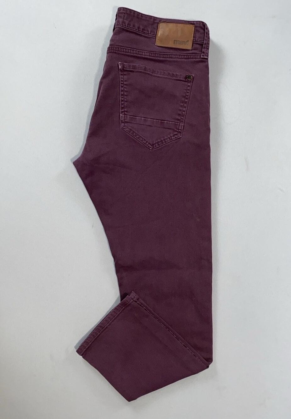 MAVi Jake Slim Leg 5-Pocket Stretch Denim Jeans. Washed Purple, Men's 33X29. GUC